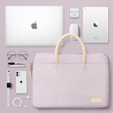 apirily笔记本手提电脑包女士25新款16寸适用联想苹果收纳惠普平板保护套 浅紫色-经典款 16英寸