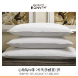喜来登（SHERATON） 喜来登枕头 五星级酒店专用 白鹅绒羽绒毛单人枕芯 51×76 cm（单只）