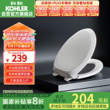 科勒（KOHLER）法弧型缓降盖板马桶座便器盖板K-4713T-0