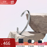 丹尼尔惠灵顿（DanielWellington）dw手镯 情侣款开口可调节经典简约时尚手环饰品 生日礼物送女友 典雅银手镯（小号）DW00400004