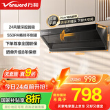 万和（Vanward）国家补贴20%【小双翼WZ710·超薄平嵌】跨界侧吸抽排油烟机24大吸力家用小户型智旋洗家电以旧换新
