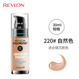 露华浓（Revlon）持久水润24小时保湿遮瑕控油粉底液不脱妆持妆bb霜遮瑕膏隔离彩妆 220#自然色 中干性