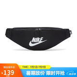 耐克（NIKE）男女腰包 单肩包斜挎包胸包休闲包DB0490-010 黑