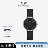 丹尼尔惠灵顿（DanielWellington）DW流金表女表金属表带28mm欧美简约风学生手表节日礼物DW00100246