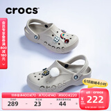 卡骆驰crocs洞洞鞋贝雅男鞋女鞋轻便耐磨一脚蹬拖鞋休闲鞋|10126 卵石色-2V3 36 /37(220mm)