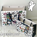 乐英奇夏日超萌卡皮风情巴拉水豚玩偶公仔可爱毛绒玩具女生女孩生日礼物 礼盒【无公仔】 50cm