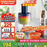 摩飞电器【国家补贴15%】绞肉机家用 辅食机婴儿多功能料理机 电动料理棒搅拌机绞馅机碎肉机佐料机 MR9405 轻奢蓝 1L