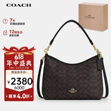 蔻驰（COACH）【品牌直供】女士LAUREL大号手提单肩斜挎包流浪包人造革