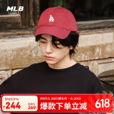 MLB棒球帽男女【女明星虞书欣同款】鸭舌帽软顶3ACP7701N-07WIS