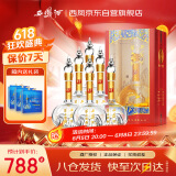西凤酒 华山论剑10年 45度 500ml*6瓶 整箱装 凤香型白酒 