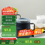乐扣乐扣（LOCK&LOCK）遇见惬意保温保冷咖啡杯带手柄男女水杯子475ML灰色LHC4263GRY