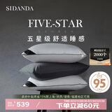 SIDANDA枕芯95%白鹅绒枕头五星级酒店100支全棉羽绒枕舒适低枕48*74cm