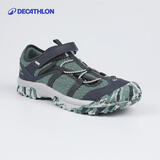 迪卡侬（DECATHLON）儿童沙滩鞋洞洞鞋徒步森林绿30/31-4855977