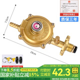 一靓液化气防爆减压阀家用煤气罐安全阀自动关闭低压阀燃气煤气灶阀门 家用防爆减压阀【漏气自动断气】