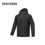 斯凯奇（Skechers）外套2026保暖连帽夹克男女同款防风冲锋衣P425U019