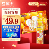 蒙牛真果粒橙花蜜柚风味+芦荟粒酸奶饮品230g×10瓶  飞天小女警