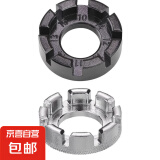 辐条扳手工具 山地车轮组辐条工具 死飞车公路自行车编圈调圈工具 黑色
