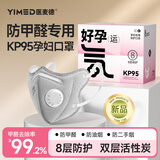 医麦德 KP95孕妇口罩防甲醛专用活性炭二手烟油烟雾霾女高颜值透气