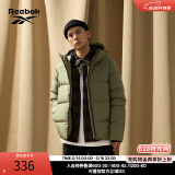 Reebok锐步官方新款户外羽绒服男女款外套新一代轻薄保暖舒适 22CFR203UGL0 连帽 XS