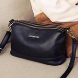 老人头头层牛皮女士包包女包大容量妈妈包单肩斜挎包轻奢女友生日礼物