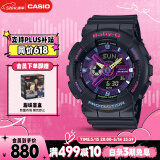 卡西欧（CASIO）手表女BABY-G运动电子学生日韩表送女友礼物BA-110XTM-1A