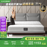 顾家家居（KUKA） 乳胶床垫 席梦思静音弹簧梦想垫双人床垫子卧室 舒适静音版M0001C 1500*2000