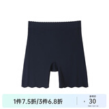 纤莉秀大码女装防走光不卷边安全裤丝滑轻薄无痕裸感打底裤春新款1730 黑色 2XL