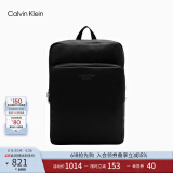 Calvin Klein Jeans【520礼物】男士经典ck方形简约商务大容量双肩背包HH3064