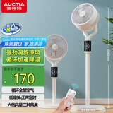 澳柯玛（AUCMA）【上下左右全自动巡航摇头】空气循环扇家用落地扇台式柔风遥控电风扇轻音节能桌面小风扇Z303(Y)