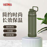 膳魔师（THERMOS）运动水壶耐100°C高温大容量1L骑行 水壶便携不锈钢运动儿童FJU