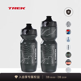 崔克（TREK） Voda系列密封防漏轻巧时尚安全环保耐磨自行车骑行水壶 灰色/白色  21oz (621ml)
