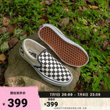 VANS范斯官方 经典款Slip-On黑白棋盘格经典一脚蹬鞋帆布鞋低帮 黑白棋盘格 39