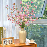 京东鲜花铃兰花8支仿真花客厅轻奢高端花束装饰花艺插花摆件餐桌假花摆设