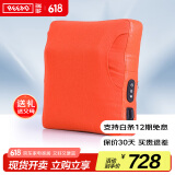 REEAD瑞多按摩抱枕 腰部按摩器靠垫靠枕充电 车载颈椎背部按摩仪 节日生日礼物送父母爸爸妈妈长辈 B-500新款 /活力橙