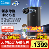 美的（Midea）【真分解甲醛】空气净化器家用全效除甲醛除烟味异味过敏源宠物吸猫毛空气消毒机森林家S7国家补贴