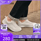 斯凯奇（Skechers）父亲节礼物男鞋夏季商务皮鞋舒适板鞋透气软底休闲鞋工作鞋210835