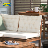 宜家（IKEA）KUDDARNA库达那椅背靠垫椅垫家用阳台户外椅子座垫 浅米灰色座椅垫62×62cm
