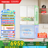 东芝（TOSHIBA）白珍珠540超薄零嵌入式大容量法式多门四开门家用电冰箱双系统一级能效国家补贴GR-RF540WI-PM171