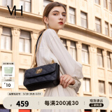 VANESSA HOGAN VH包包女包茵然软包2025夏季轻奢链条单肩斜挎包生日礼物送女友 黑色