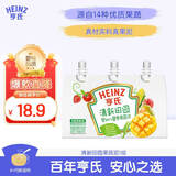 亨氏（Heinz）超金清新田园果蔬泥西梅水果泥婴儿宝宝辅食6个月以上 78g*3袋