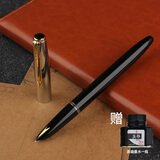 英雄（HERO）616钢笔经典复古暗尖老款签字笔学生书写练字笔书法商务办公钢笔生日礼物钢笔 616S黑色