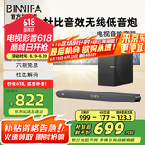 BINNIFA杜比音效解码重低音家庭影院180W大功率独立低音炮回音壁电视音响音箱全木质发声DSP数字音效 live2S【2.1杜比家庭影院】