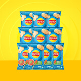 乐事（Lay's） 薯片休闲零食膨化食品原味75g*10袋装薯片 膨化食品多种口味组合 红烩味75g*10袋