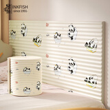 墨斗鱼防撞贴多功能防撞条墙角护角防护条免贴胶加宽W型米熊猫2米