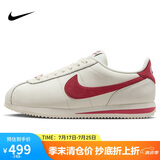 耐克NIKE女子休闲鞋板鞋阿甘鞋CORTEZ新年红运动鞋FZ5167-133帆白38