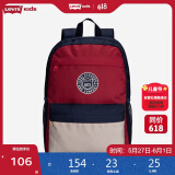 LEVI'S李维斯儿童包包双肩包电脑包书包 深靛蓝 8A 