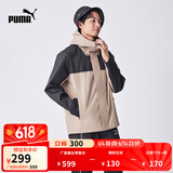 彪马（PUMA）官方 男女同款户外实用机能风连帽外套 OUTDOOR 683477 栗鼠灰-07 M (175/96A)