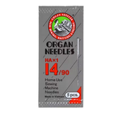 日本风琴机针兄弟家用缝纫机原装机针缝衣配件9/11/14/16号5支装 14适合普通面料（5枚装）