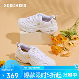 斯凯奇D'LITES系列时尚绑带厚底增高11931 白色/金色/WGD 38 