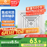金羚（JINLING）集成吊顶排气扇卫生间排风扇厕所换气BPT10-22-1D银色